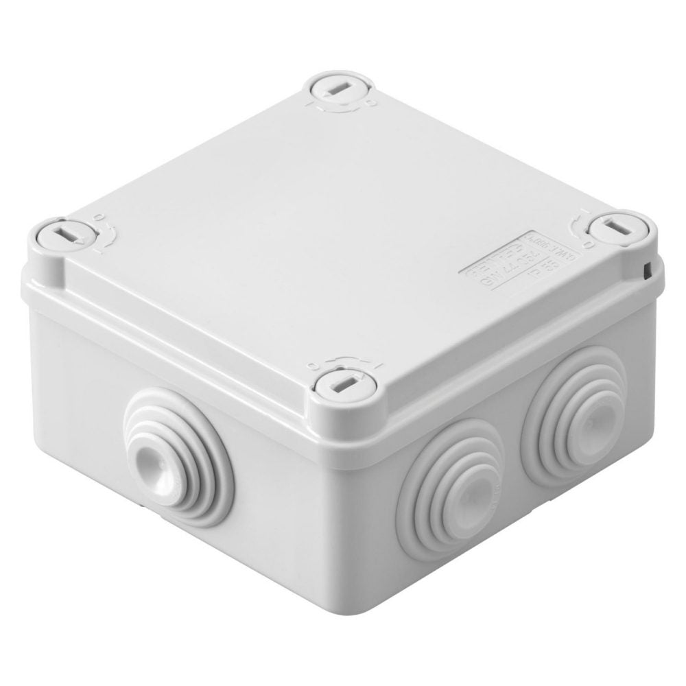 GEWISS GW44054 Rozbočovací krabice s ploch. rychlomontáž. víkem, IP55, GWT960°, 100x100x50mm GEWISS GW44054 Rozbočovací krabice s ploch. rychlomontáž. víkem, IP55, GWT960°, 100x100x50mm